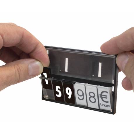 Etiquetas para Portaprecios casette 