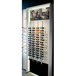 EXPOSITOR DE SEGURIDAD PARA GAFAS EJEMPLO DE USO