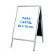 Caballete para cartel de 50x70 cm