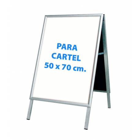 Caballete para cartel de 50x70 cm