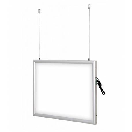 Marco Led Ultra Fino 2 caras montado horizontal