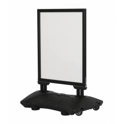 Caballete negro con base rellenable 