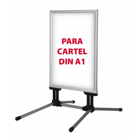 Caballete con patas para cartel DIN A1