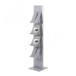 Totem con 4 cajetines para folletos A4