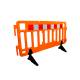 VALLA PORTATIL DE 2 METROS NARANJA 2