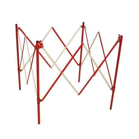 VALLA EXTENSIBLE CUADRADA abierta