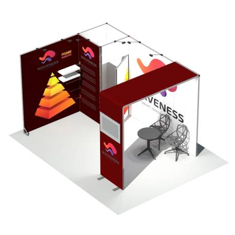 Stand Vector 12 m² - Diseño 2