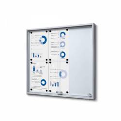Vitrina correderas de cristal templado para 6 DIN A4