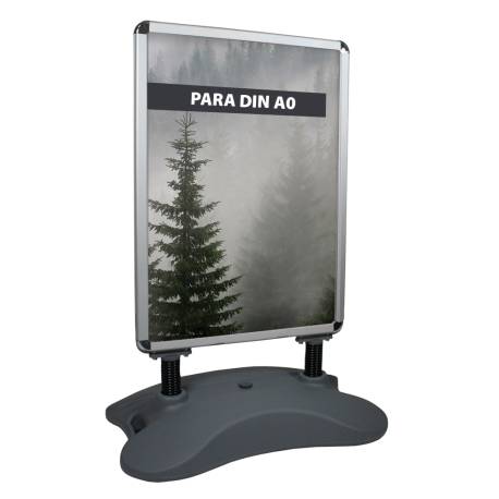 Caballete de exterior para carteles DIN A0