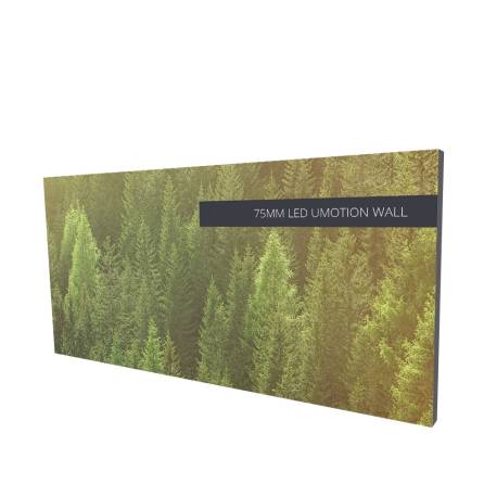 Pantalla mural con cortina LED 103x200 cm