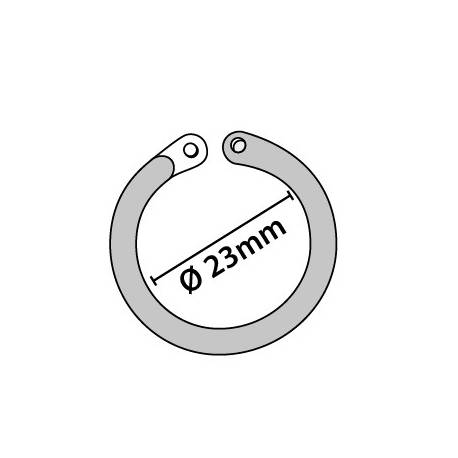 Anilla redonda de plástico