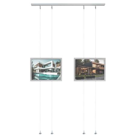 KIT COMPLETO CARPETAS A3 CON LUZ 2 COLUMNAS