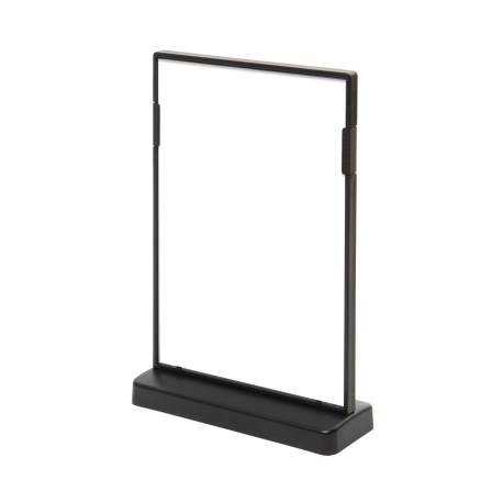 porta menu de sobremesa negro A5