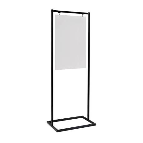 PORTA CARTEL CON PATAS PARA DIN A2 COLOR NEGRO