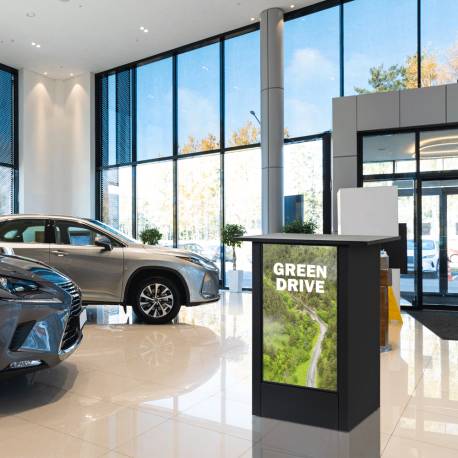 MOSTRADOR DIGITAL CON PANTALLA DE 32"