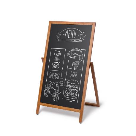 PIZARRA CABALLETE FLIP DE 50X105 CM