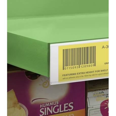 Portaprecios autoadhesivo de 30 mm 3 de alto