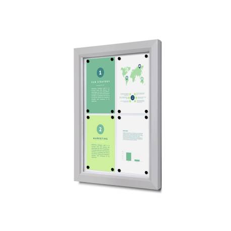 Vitrina de exterior para 4 DIN A4