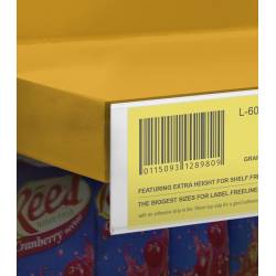 Perfil portaprecios autoadhesivo de 60 mm de alto 2