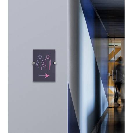 Señalización Acrílica Pared A5