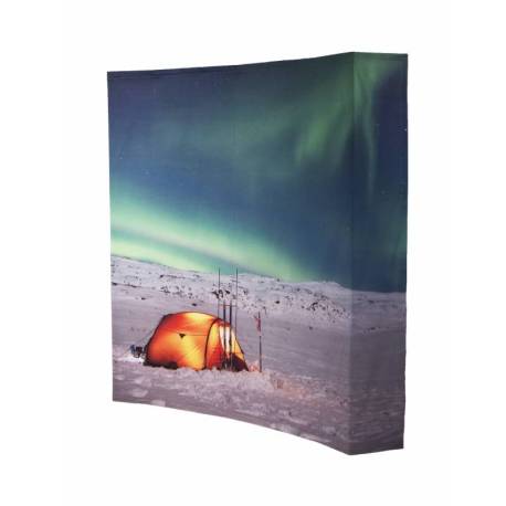 Popup DE VELCRO CURVO 4x3 módulos