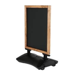 Caballete negro con base rellenable 