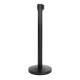Poste de cinta extensible negro