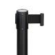 Poste de cinta extensible negro 4