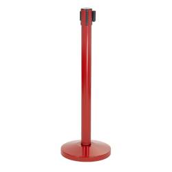 Poste rojo de cinta extensible medidas