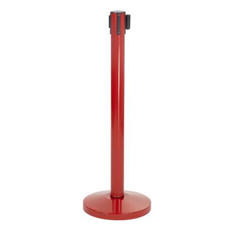 Poste rojo de cinta extensible medidas