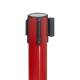 Poste rojo de cinta extensible medidas