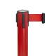 Poste rojo de cinta extensible medidas