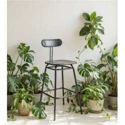 TABURETE DE METAL ESTILO VINTAGE PRINCIPAL