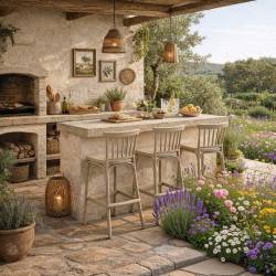 TABURETE ALTO gris tórtora DE POLIPROPILENO CON TRATAMIENTO ANTI UV