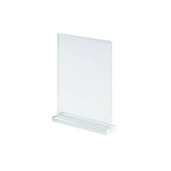Portagráfica con base de metacrilato horizontal