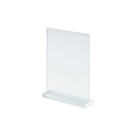 Portagráfica con base de metacrilato horizontal