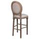TABURETE ALTO EN MADERA TAPIZADO 6