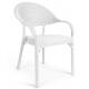 SILLON APILABLE POLIPROPILENO BLANCO Y PATAS METALICAS 3