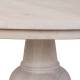 MESA REDONDA DE 150 cm MADERA ACABADO BLANCO 7