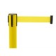 Poste de cinta extensible / Catenaria color amarillo detalle