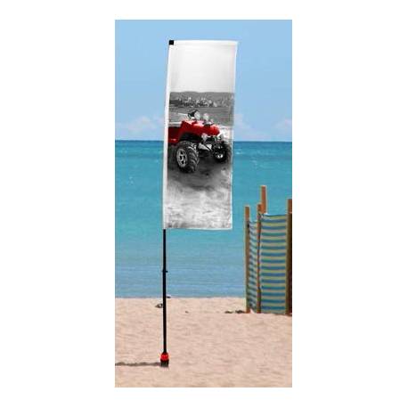 Beach banner de 3 a 4,72 metros