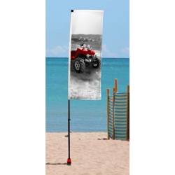 Beach banner de 3 a 4,72 metros