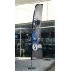 Flying banner Knife 2,24 a 4,46 m de alto