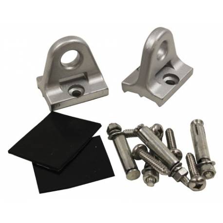 Pieza para anclar pancartas en la pared contenido del kit