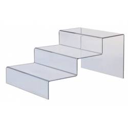 Expositor escalera 3 peldaños anchos