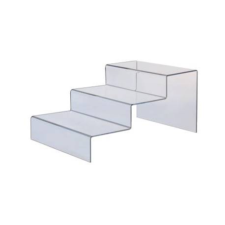 Expositor escalera 3 peldaños anchos