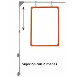 Poste extensible fijacion con imán