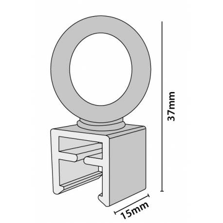 Anilla para colgar marcos