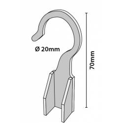 Gancho lateral para marcos