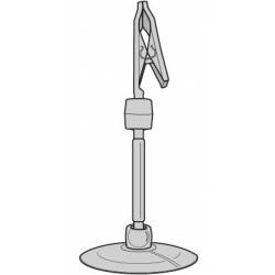 Pinza Portaprecios con ventosa altura 120mm